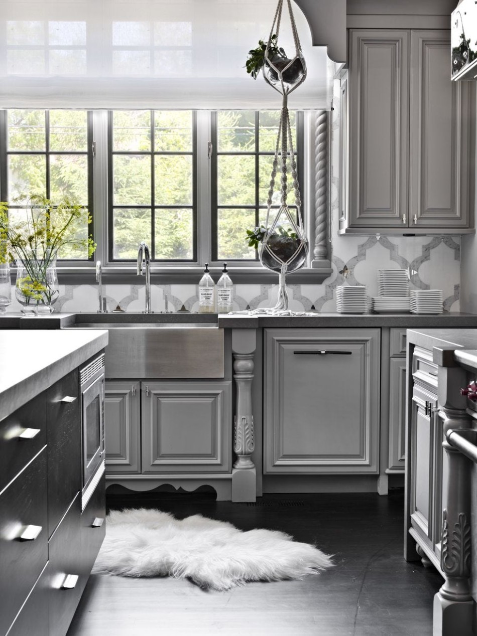 4 Best Gray Kitchen Ideas - Photos of Modern Gray Kitchen  - grey kitchens ideas