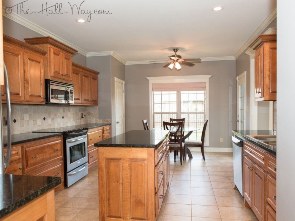 Gray Kitchen Walls Kitchen