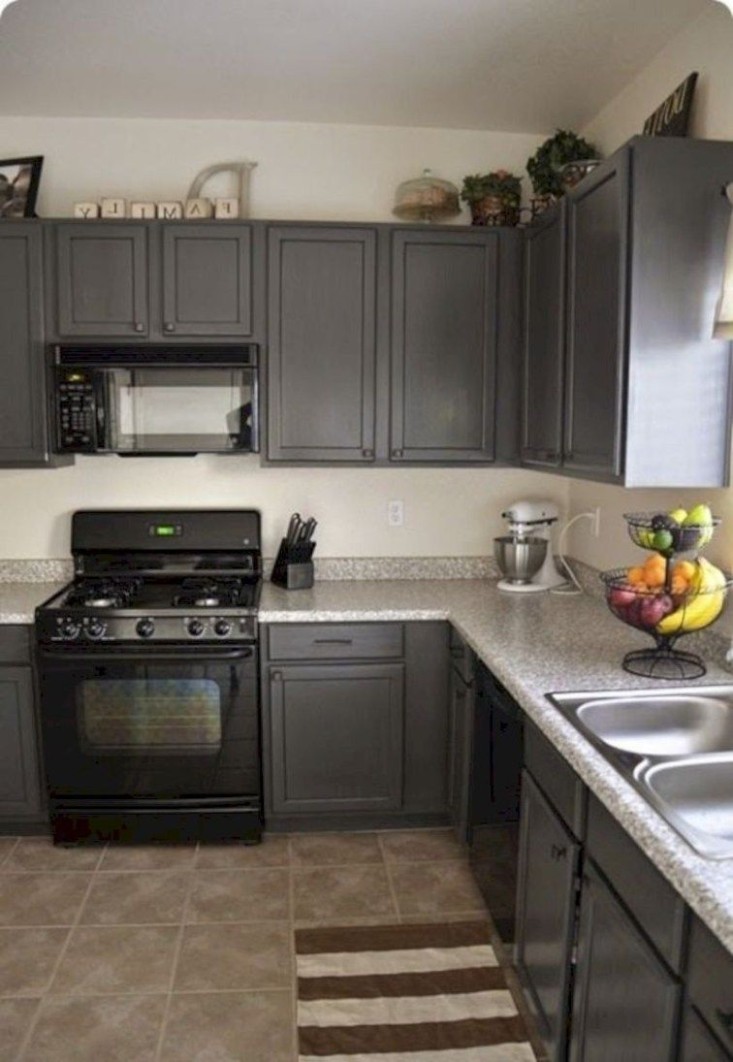 5 Grey Kitchen Cabinet Makeover Ideas - GODIYGO