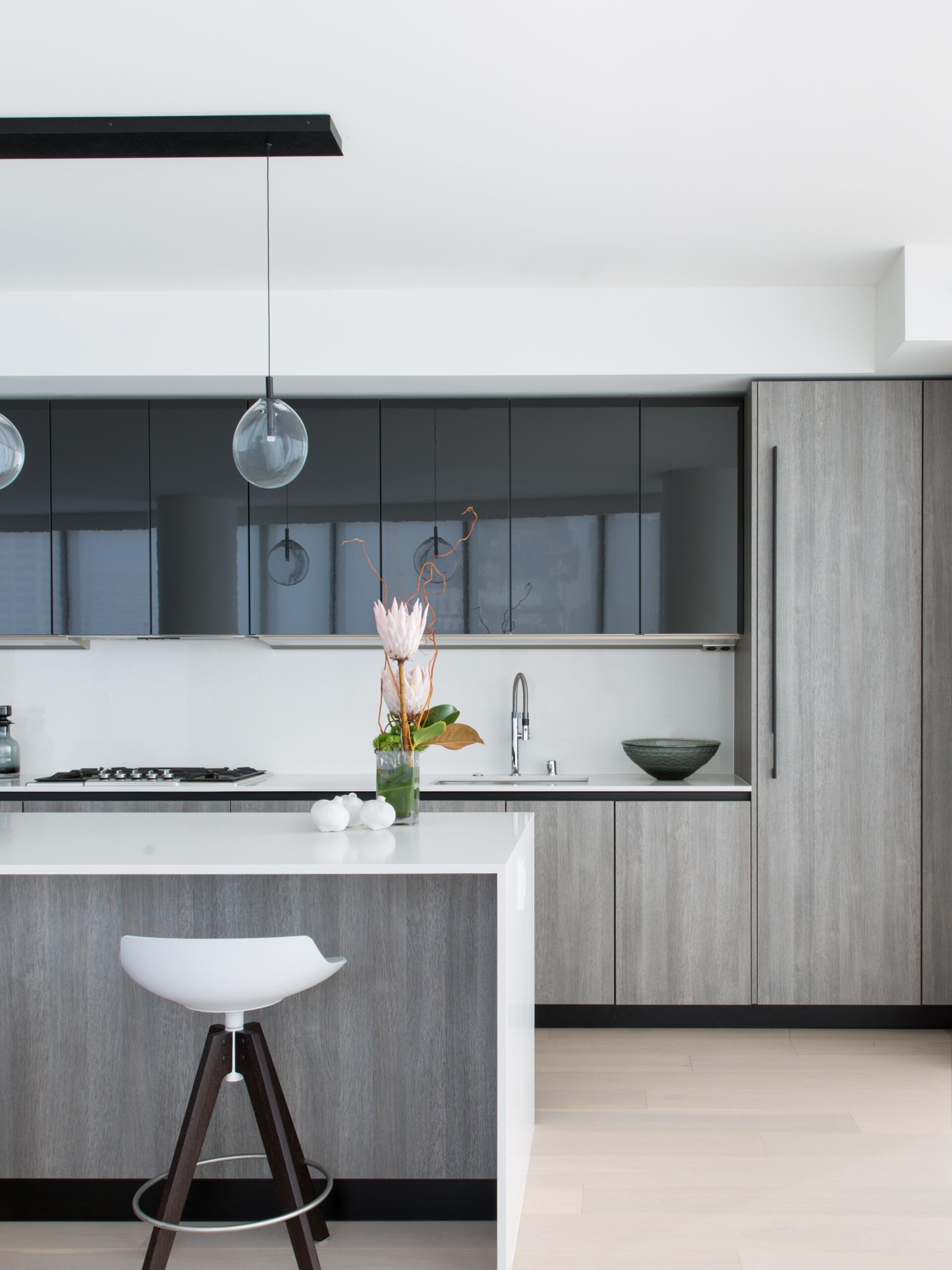 5 Sophisticated Gray Kitchen Ideas - Chic Gray Kitchens - modern grey kitchen cabinets