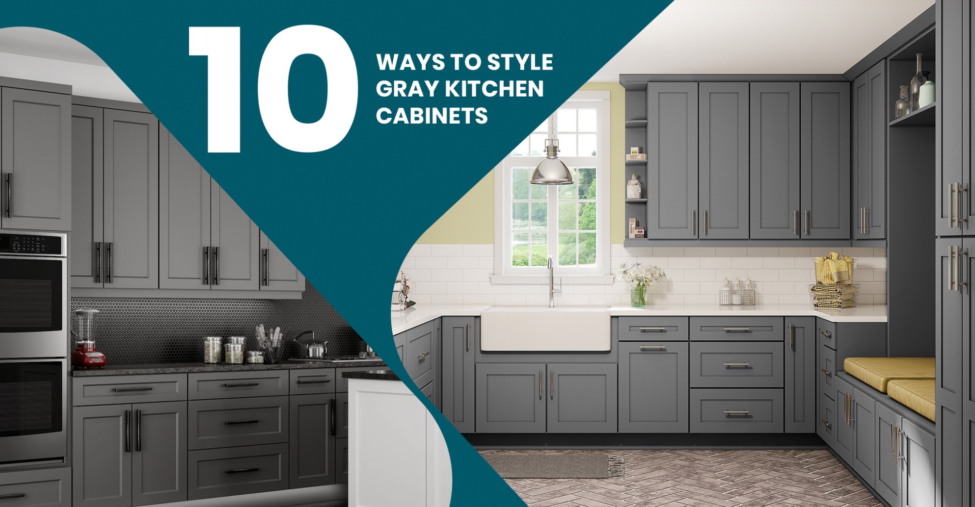 5 Ways to Style Gray Kitchen Cabinets (Design Ideas) - gray kitchen cabinets ideas