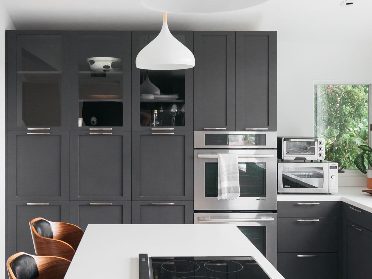 5 Ways to Style Gray Kitchen Cabinets - what color should i paint my kitchen with grey cabinets?