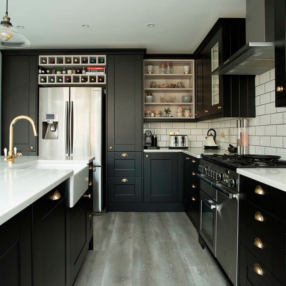 Black kitchen ideas – 5 dark designs for cabinets, worktops and walls - black and grey kitchen designs