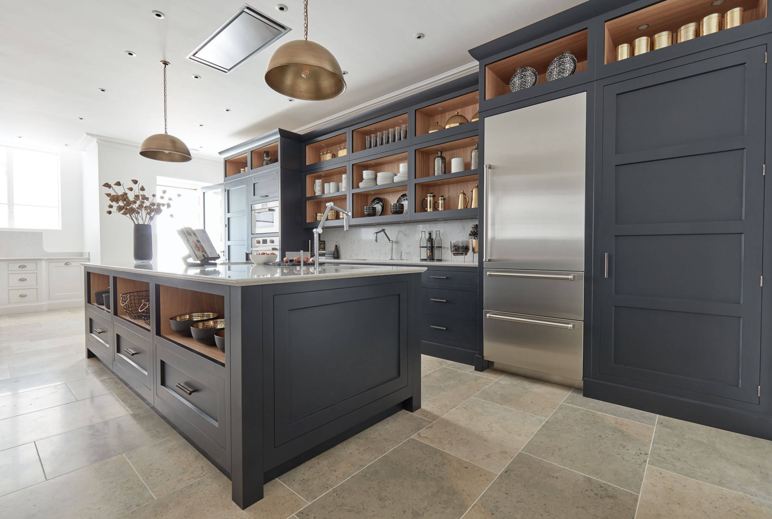 Dark Grey Shaker Style Kitchen  Tom Howley - modern grey shaker kitchen