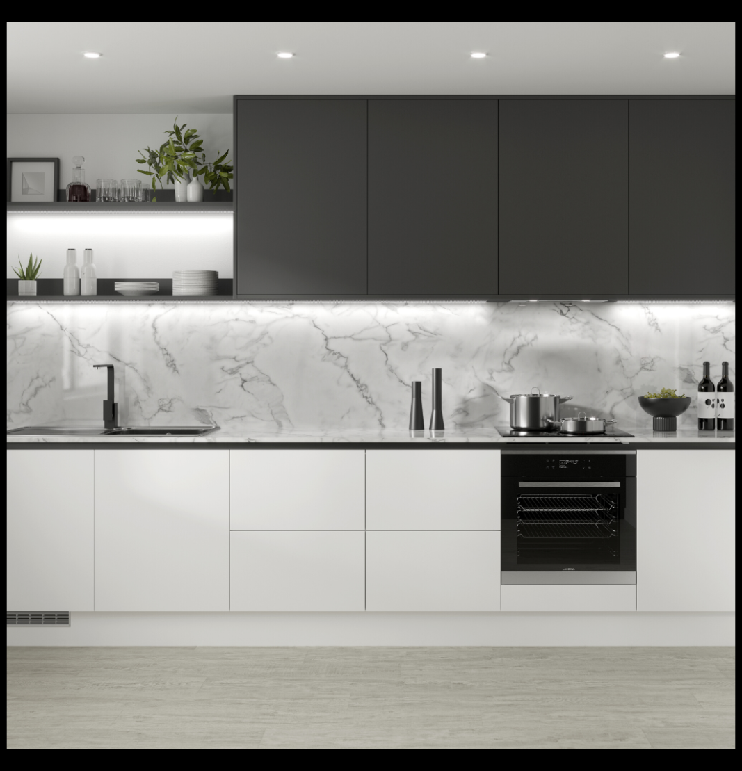 Fitted Kitchens #white #and #grey #kitchen #cabinets #modern As  - grey and white modern kitchen