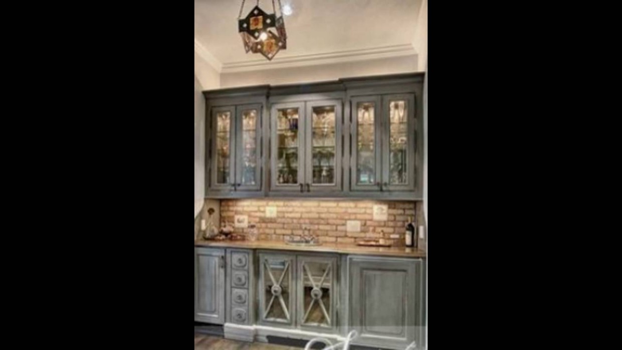gray distressed kitchen cabinets - antique gray kitchen cabinets