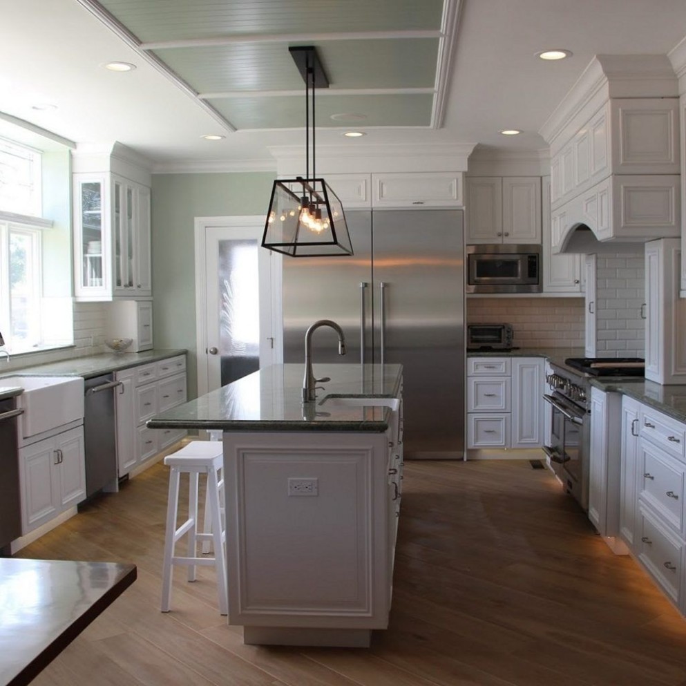 Grey kitchen cabinets, Light grey kitchens, Light grey kitchen  - gray kitchen cabinets with black counter