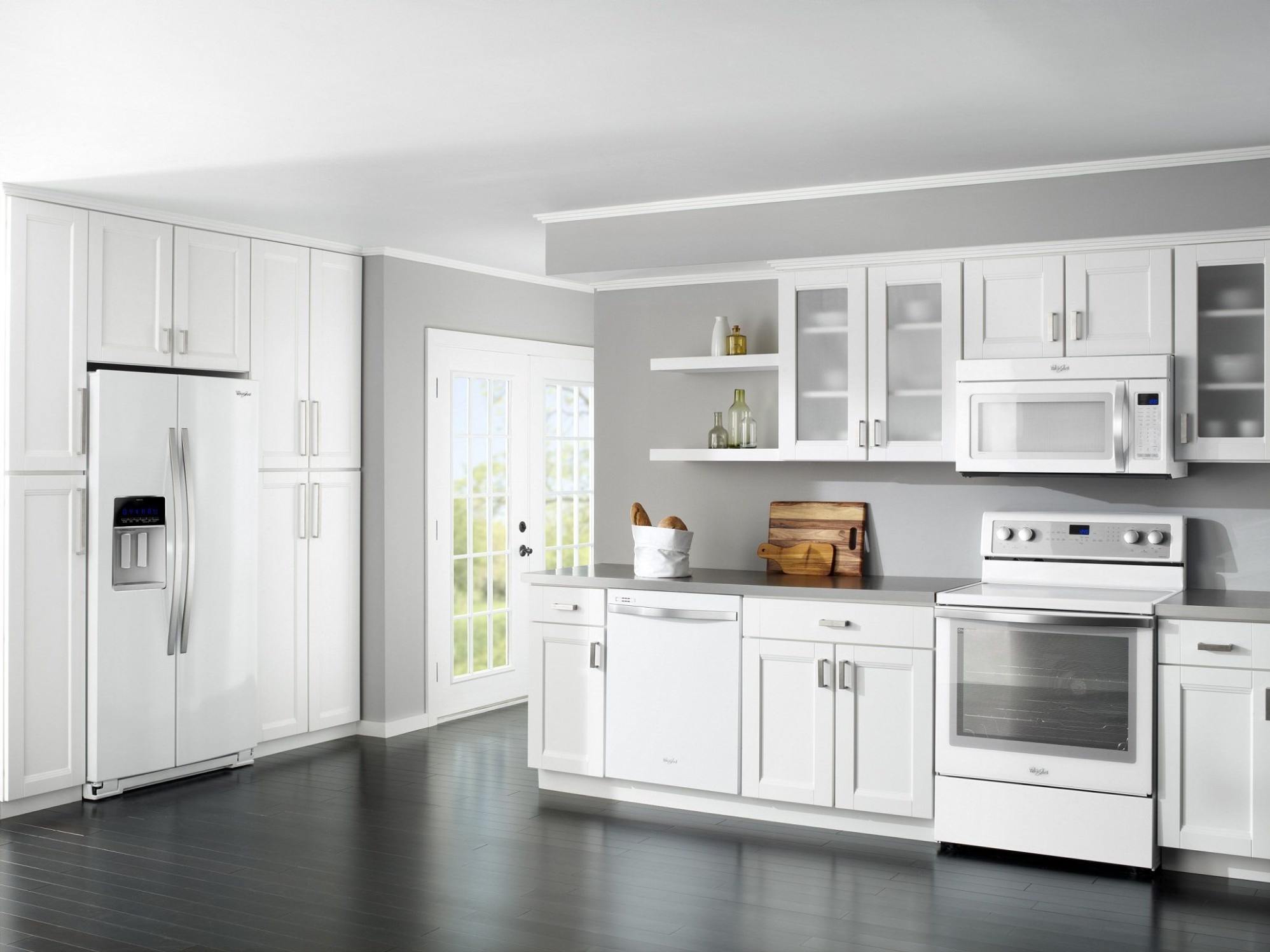 Have we seen that last of stainless steel appliances?  White  - white kitchen appliances