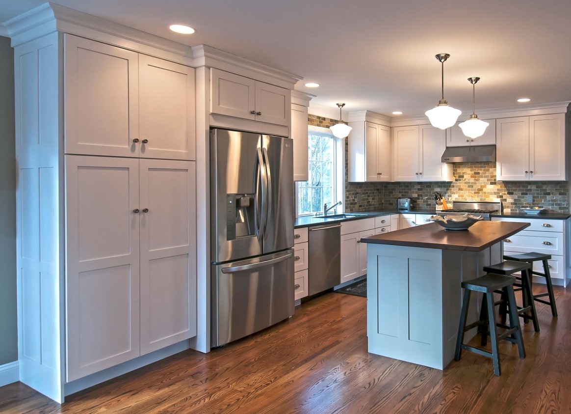 How To Get A Custom-Look Kitchen Using Stock Cabinets - stock kitchen cabinets