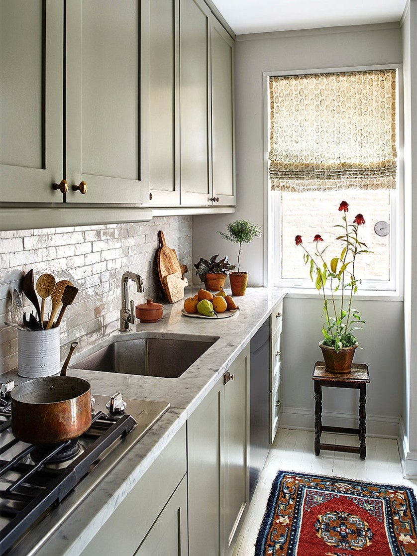 How to Organize a Small Kitchen, According to Experts  domino - what size is a small kitchen?