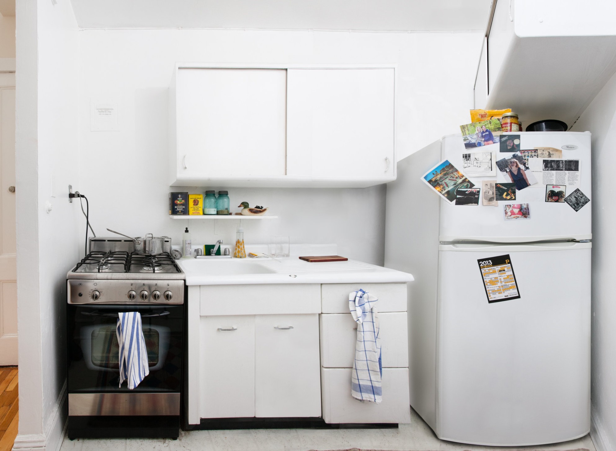 In a Tiny Brooklyn Kitchen, Room for Lots of Ideas - The New York  - super small kitchen ideas