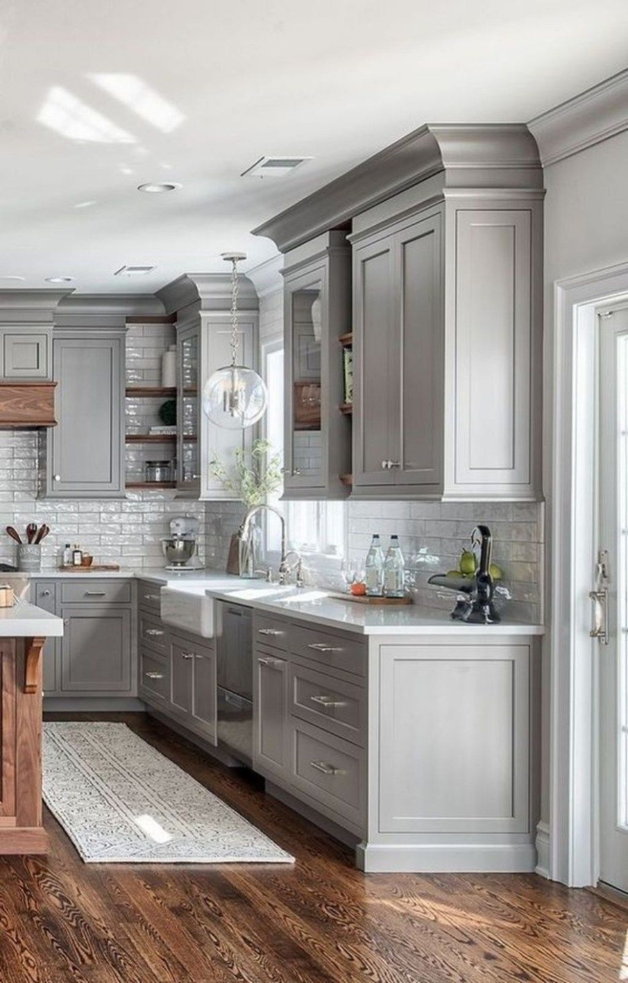 Luxury Farmhouse Kitchen Design Ideas To Bring Modern Look 4  - grey farmhouse kitchen