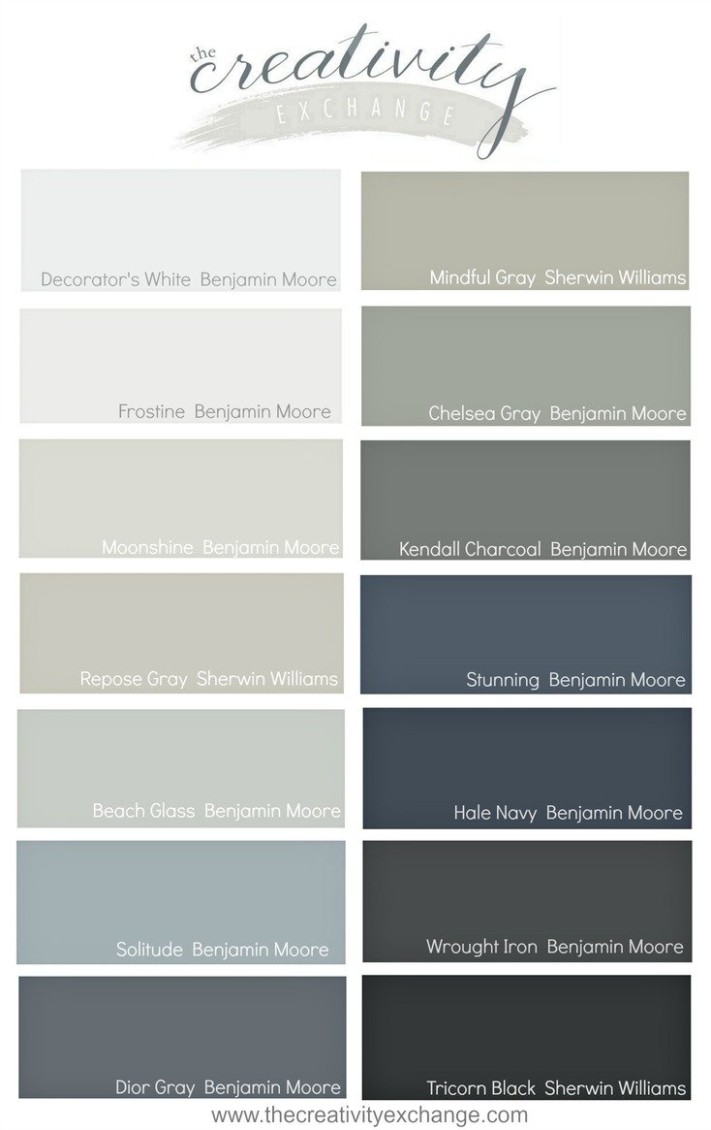 My "Go To" Paint Colors - chelsea gray valspar