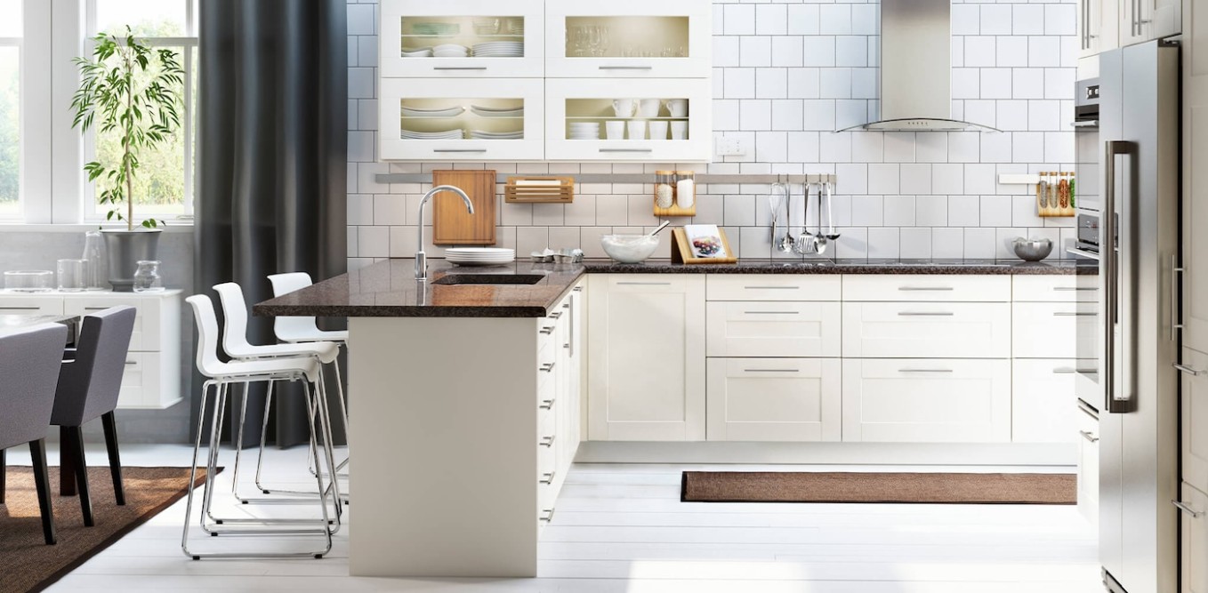 Off-White Kitchen Cabinets - GRIMSLÖV Series - IKEA - ikea kitchen