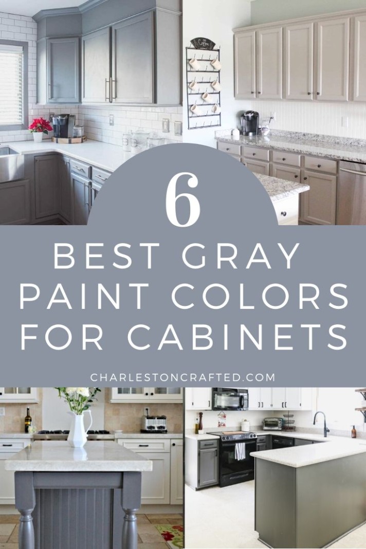 The 5 Best Gray Paint Colors for Cabinets - grey cabinets kitchen painted