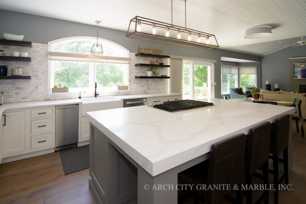The Most Popular Quartz Countertop Colors in 3 [Updated!] - best color quartz with white cabinets