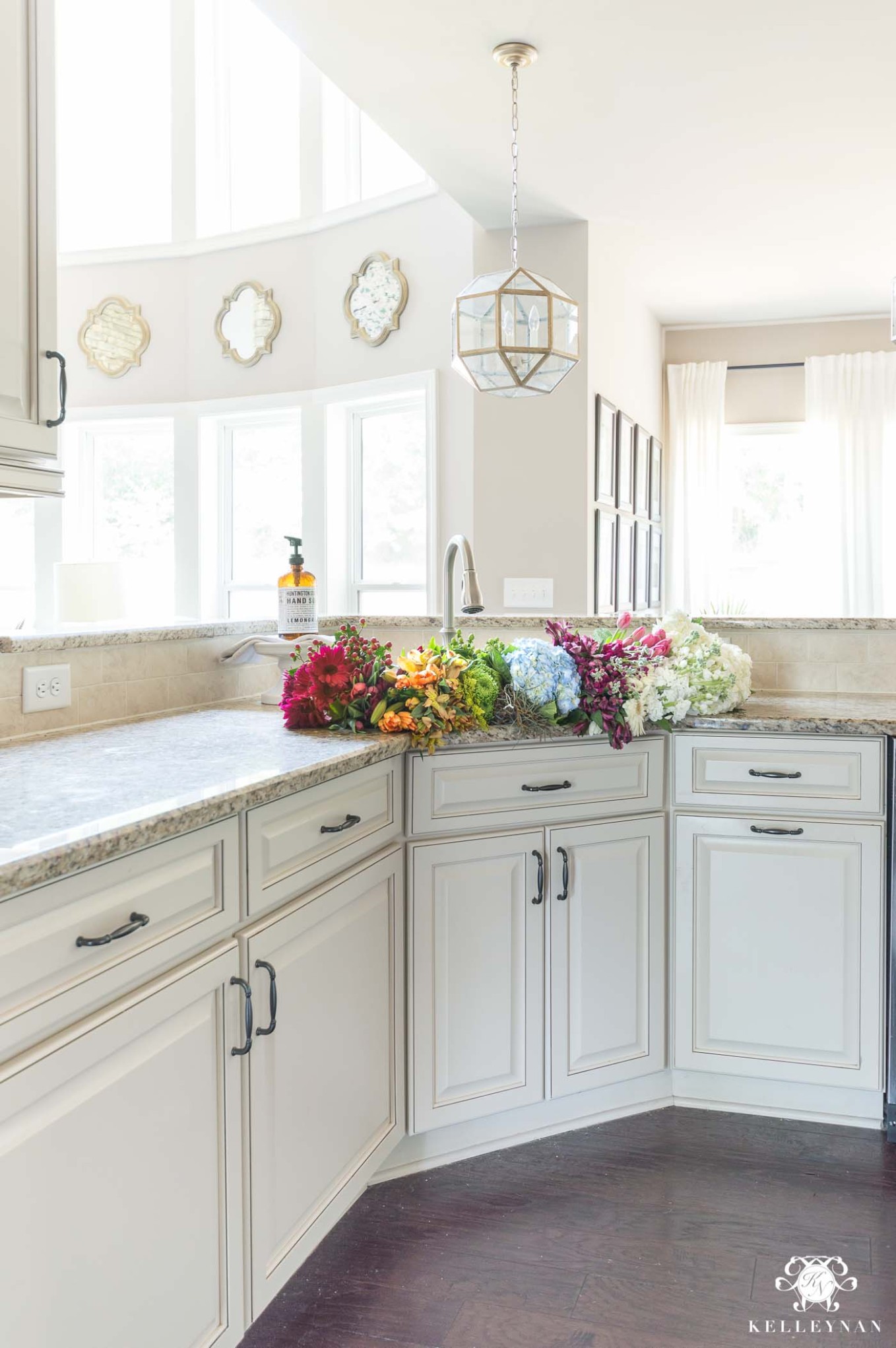 The Plan to Bring Modern Touches into a Traditional Cream Kitchen - best color quartz with white cabinets