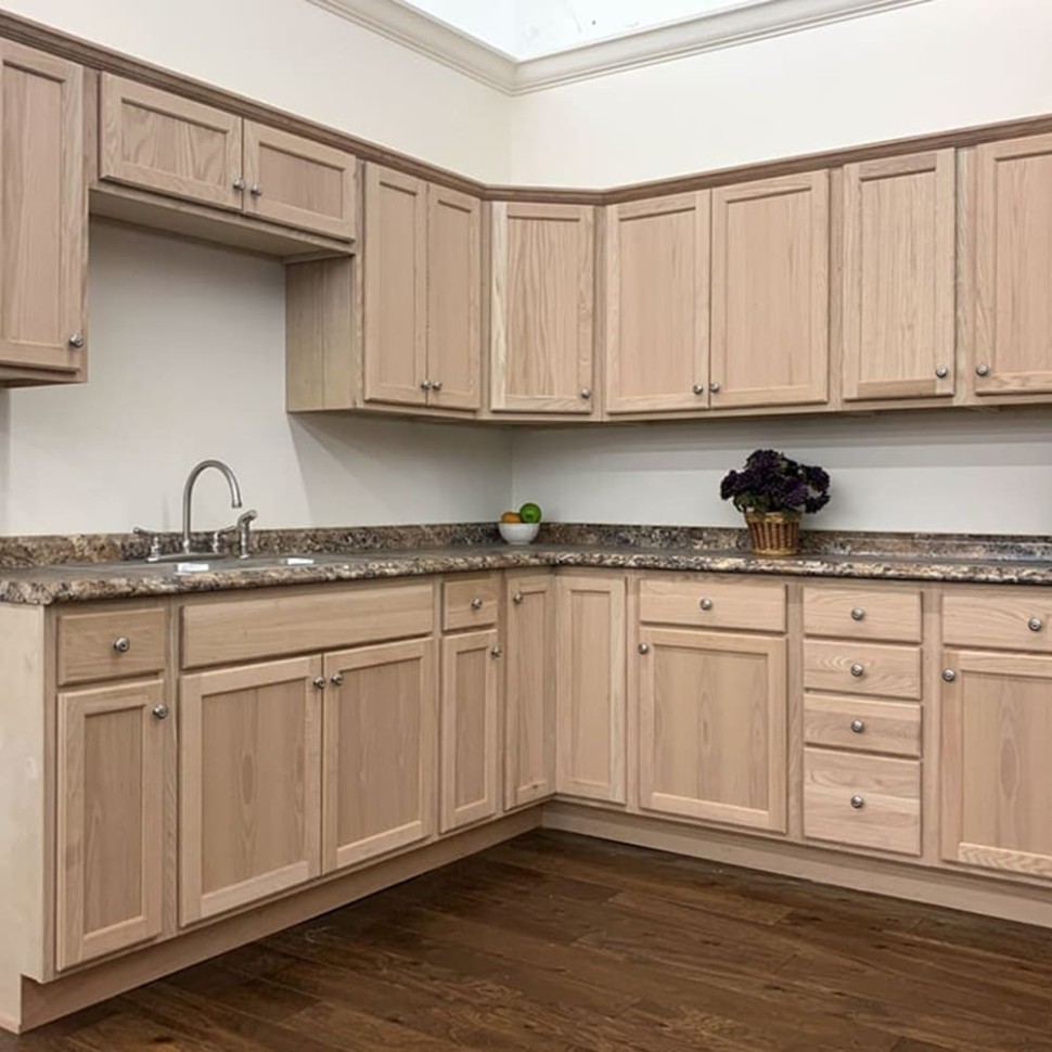 Unfinished Oak Cabinets - cupboards kitchen