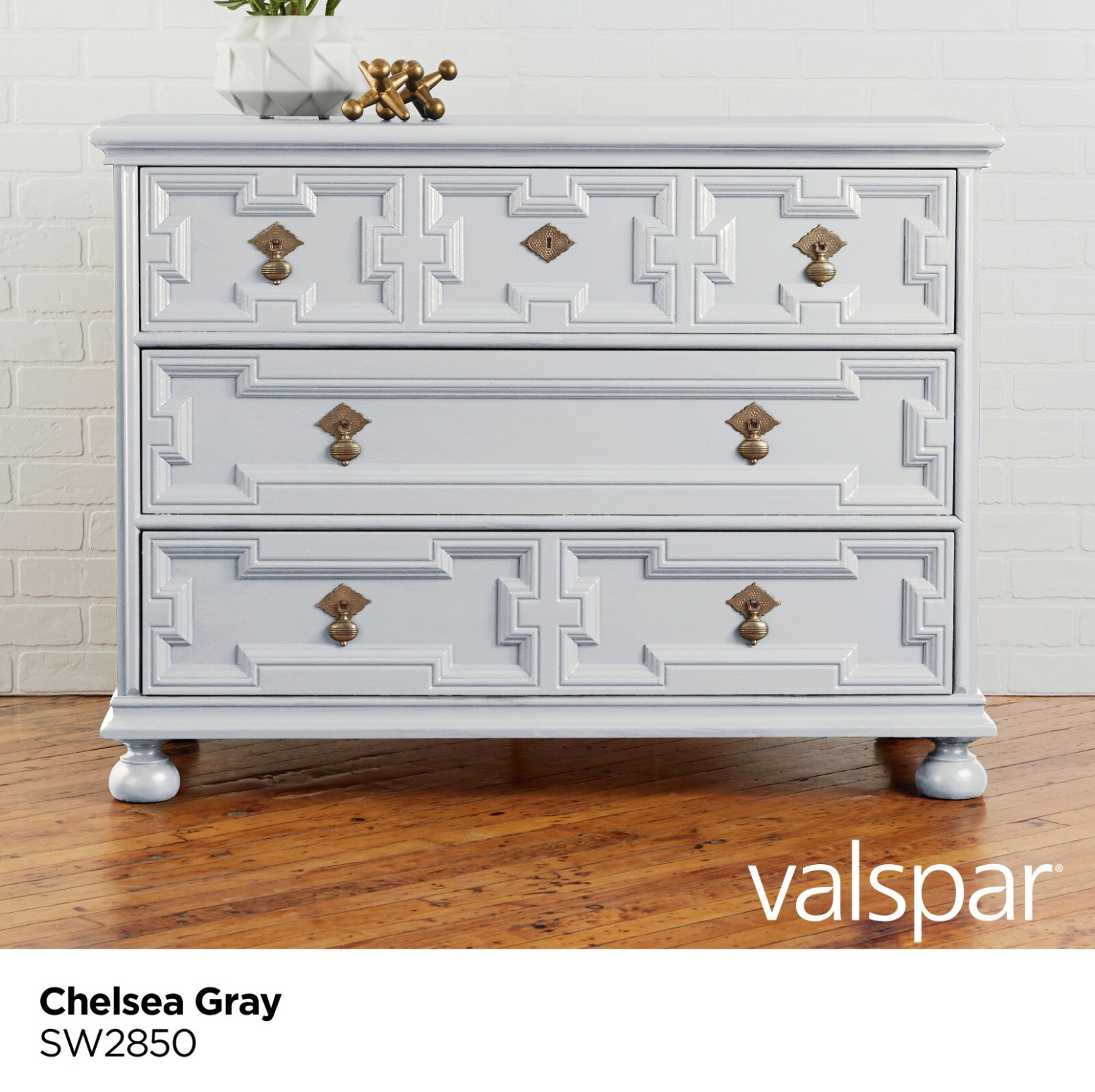 Valspar Satin Chelsea Gray Sw8 Cabinet & Furniture Paint Enamel  - chelsea gray valspar
