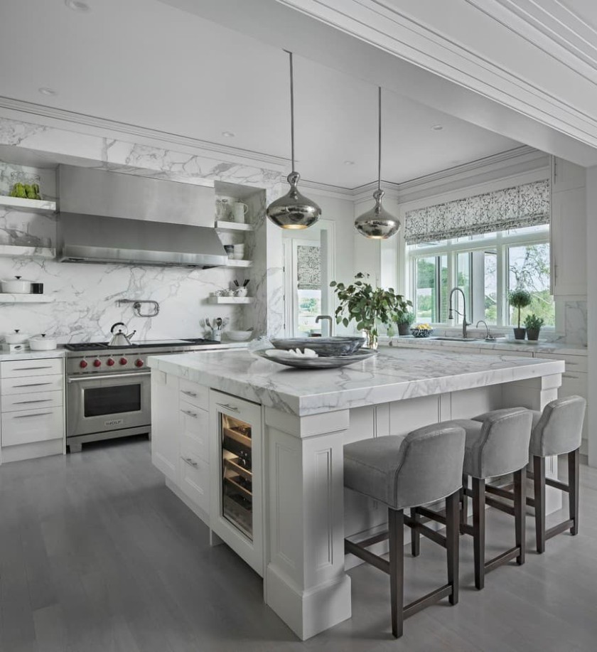 What Color Kitchen Cabinets with Gray Floors? (4 Ideas for 4) - kitchen grey floors white cabinets