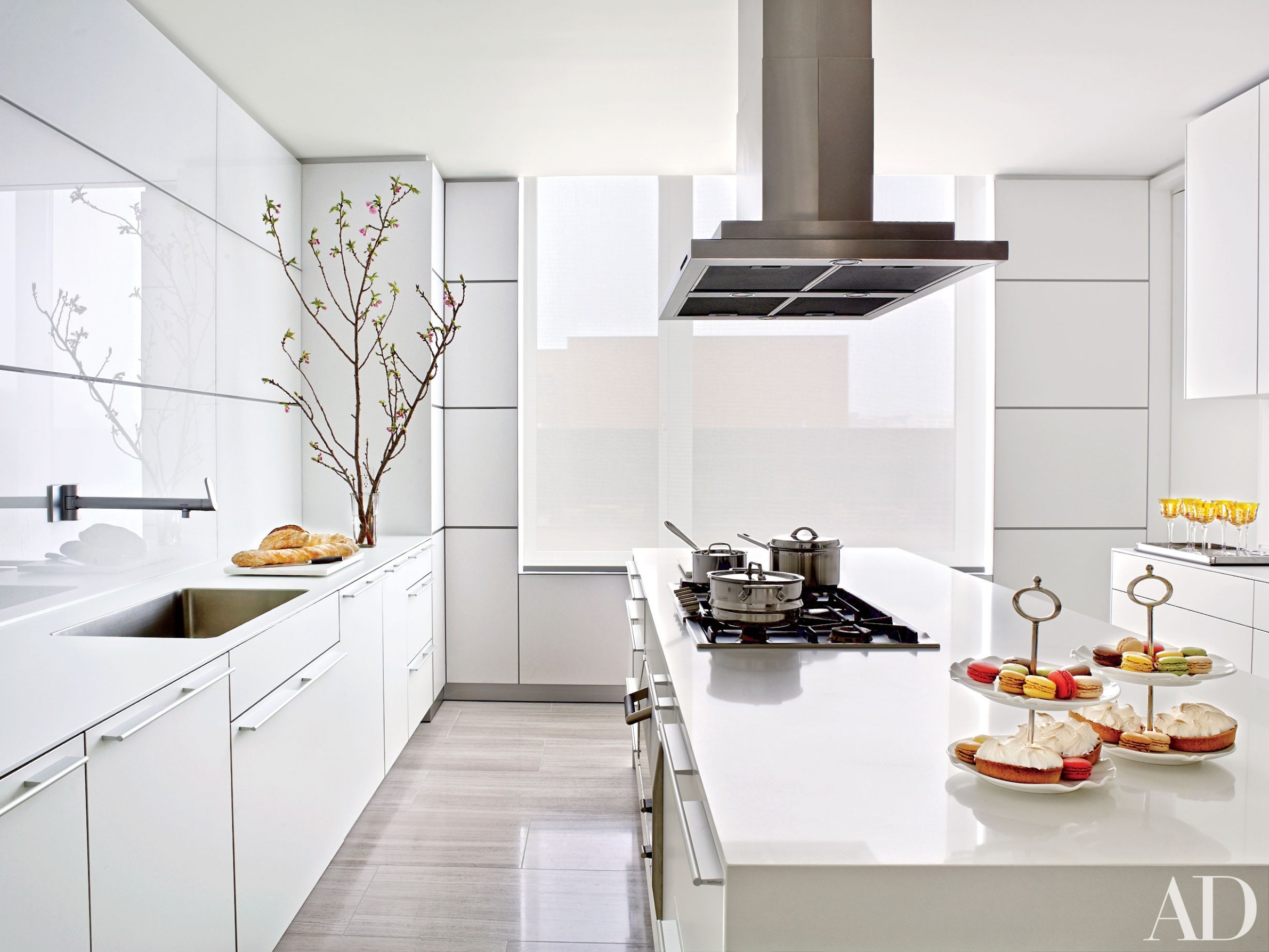 White Kitchens Design Ideas  Architectural Digest - white kitchen designs modern